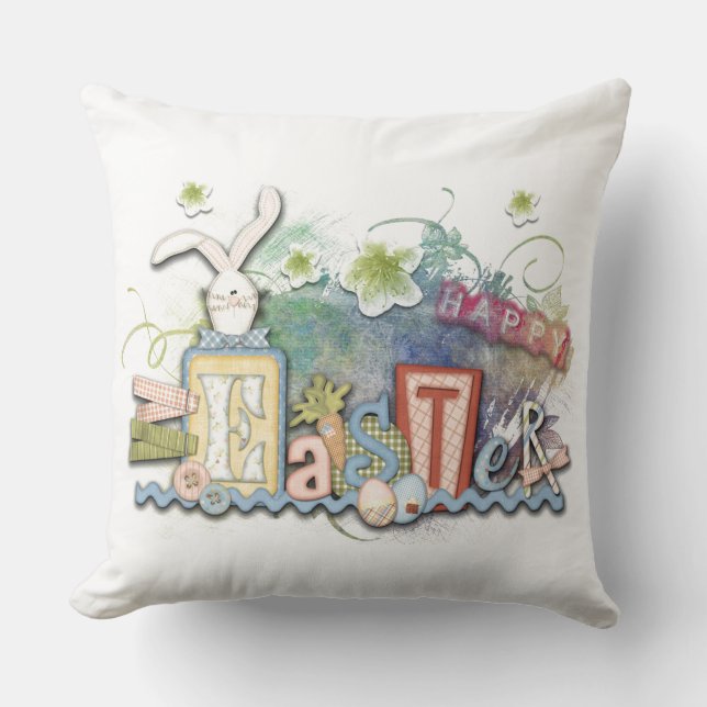 Happy Easter Cushion (Front)