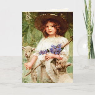 Happy Easter. Customisable Fine Art Easter Card