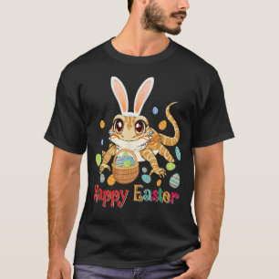 Happy Easter Cute Bunny Bearded Dragon Easter Eggs T-Shirt