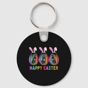 Happy Easter Cute Bunny Cane Corso Dog Lover Key Ring