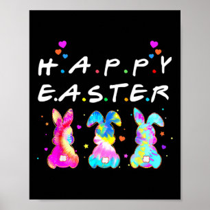 Happy Easter Cute Bunny Family Matching Easter 202 Poster