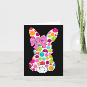 Happy Easter Cute Bunny Rabbit Teens Girls Kids Ea Card