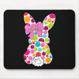 Happy Easter Cute Bunny Rabbit Teens Girls Kids Ea Mouse Pad