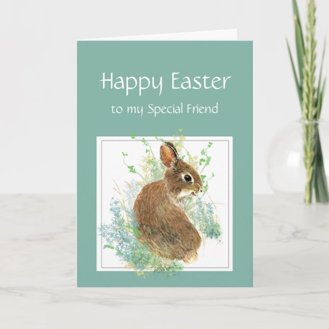 Happy Easter Cute Bunny Special Friend Holiday  (Front)