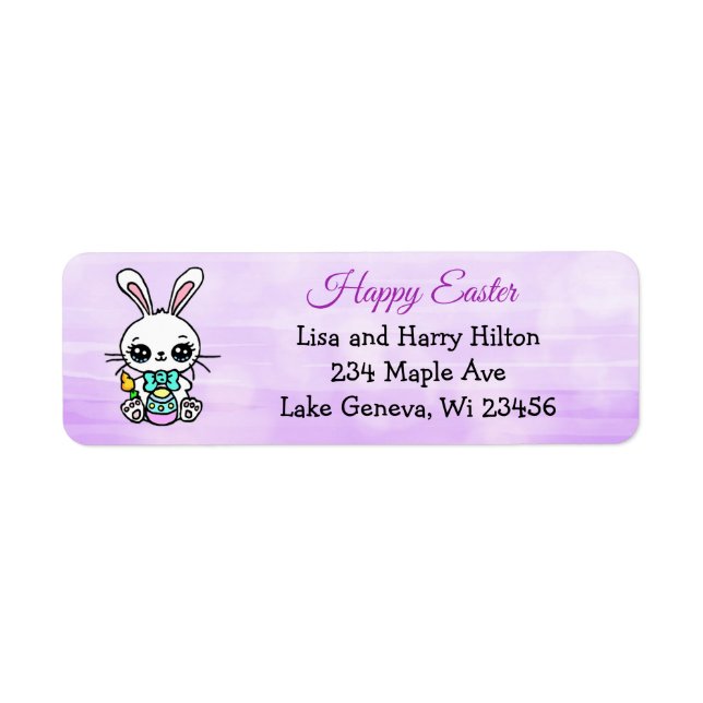 Happy Easter | Cute Easter Bunny   (Front)