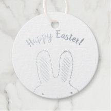 Happy Easter cute Easter Bunny custom script chic