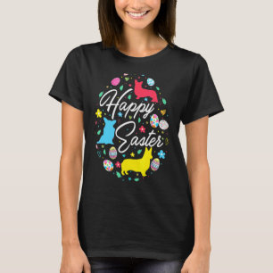 Happy Easter Cute Easter Eggs Shape Collection  Co T-Shirt