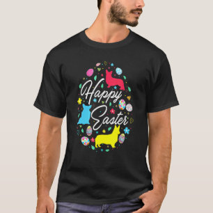 Happy Easter Cute Easter Eggs Shape Collection  Co T-Shirt