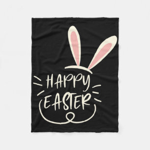 Happy Easter Cute Eggs Christian Or Catholic Bible Fleece Blanket