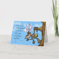 Happy Easter Cute little Monkey