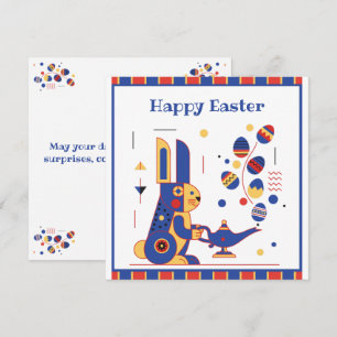 Happy Easter Cute Personalized Holiday Card