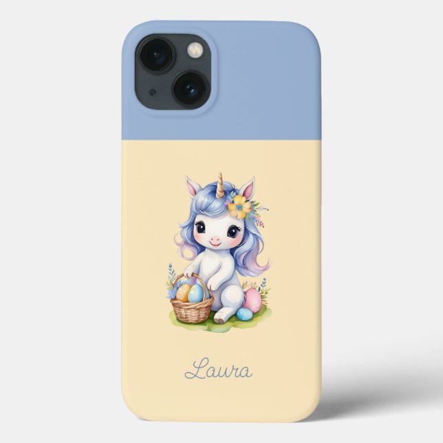 Happy Easter Cute Unicorn  Case-Mate iPhone Case (Back)