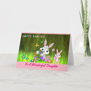 Happy Easter Daughter Holiday Card