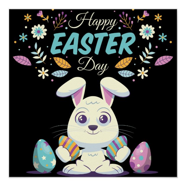  happy easter day-1 poster (Front)