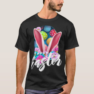 Happy Easter Day 2022 Bunny Hug Easter Eggs Funny  T-Shirt