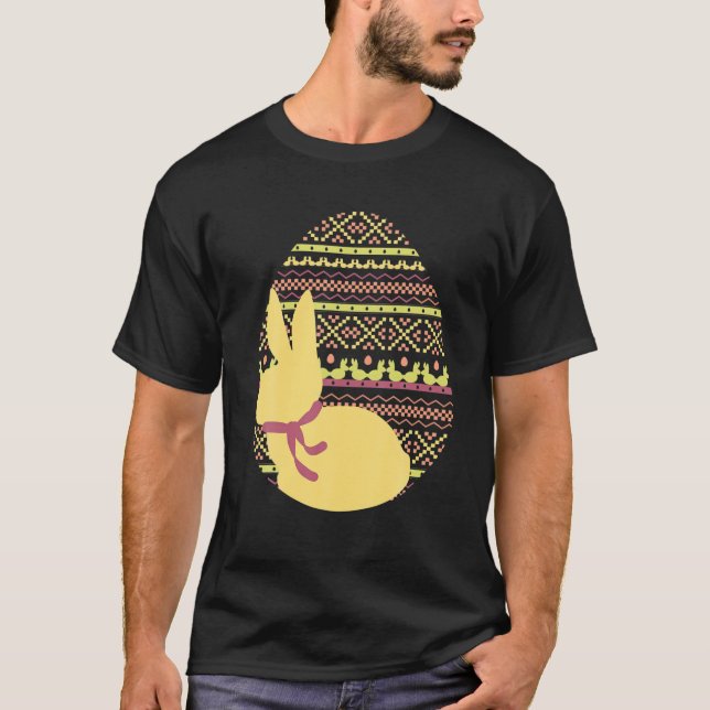 HAPPY EASTER DAY 2022 EGG BUNNY T-Shirt (Front)