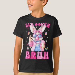 Happy Easter Day 67 Bunny Six Seven Bruh Easter 6 T-Shirt