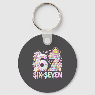 Happy Easter Day 67 Bunny Six Seven Easter Eggs 6  Key Ring