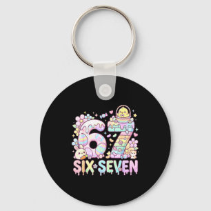 Happy Easter Day 67 Bunny Six Seven Easter Eggs 6  Key Ring