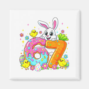 Happy Easter Day 67 Funny Six Seven Cute Rabbit Bu Magnet