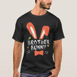 Happy Easter Day Brother Bunny Ears Costume Family T-Shirt