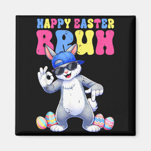 Happy easter day bunny 67 six seven bruh rabbit 67 magnet