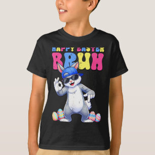 Happy easter day bunny 67 six seven bruh rabbit 67 T-Shirt