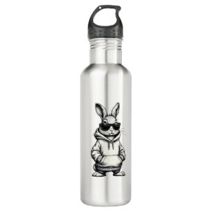 happy easter day bunny easter boys kids girls teen 710 ml water bottle