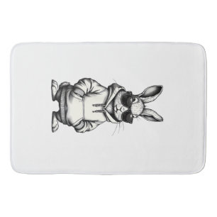 happy easter day bunny easter boys kids girls teen bath mat