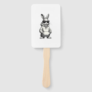 happy easter day bunny easter boys kids girls teen hand fan