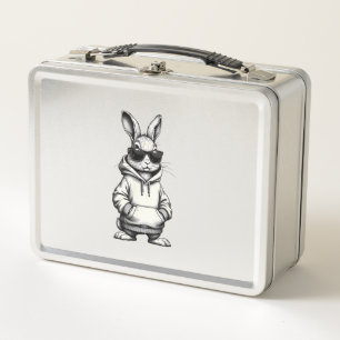 happy easter day bunny easter boys kids girls teen metal lunch box