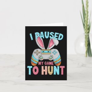 Happy Easter Day Bunny Egg Fun Teen Boys Men Kids Card