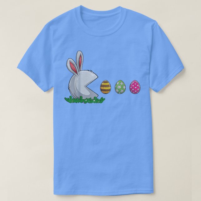 Happy Easter Day Bunny Egg Funny Boys Girls Kids E T-Shirt (Design Front)