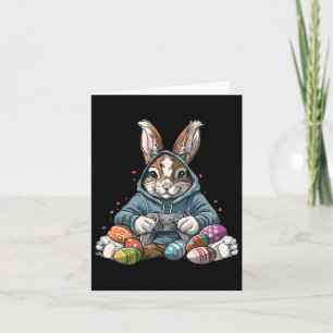 Happy Easter Day Bunny Egg Funny Boys Girls Kids G Card