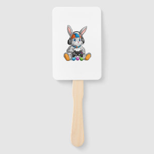 Happy Easter Day Bunny Egg Funny Boys Girls Kids G Hand Fan