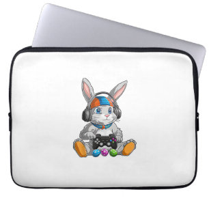 Happy Easter Day Bunny Egg Funny Boys Girls Kids G Laptop Sleeve