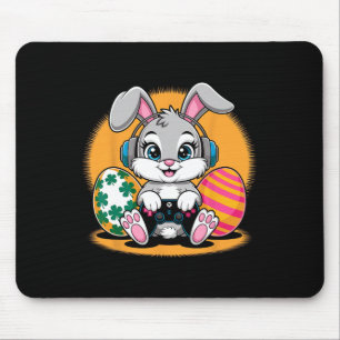 Happy Easter Day Bunny Egg Funny Boys Girls Kids G Mouse Pad