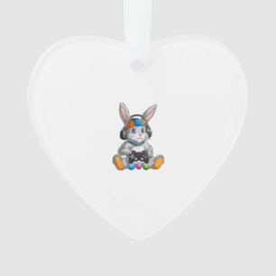 Happy Easter Day Bunny Egg Funny Boys Girls Kids G Ornament