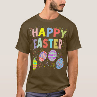 Happy Easter Day Bunny Egg Hunting Spring Christia T-Shirt