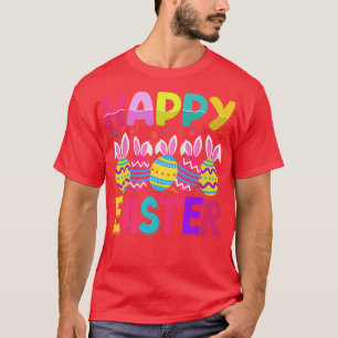 Happy Easter Day Bunny Egg Hunting Spring Christia T-Shirt