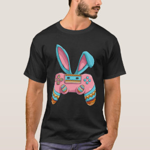 Happy Easter Day Bunny Egg  Teen Boys Men Kids Gam T-Shirt
