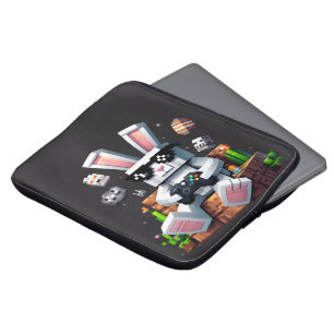 Happy Easter Day Bunny Egg Video Gamer Easter Day Laptop Sleeve