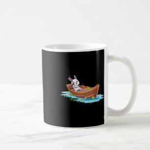 Happy Easter Day Bunny Fishing Fisherman Kids Men Coffee Mug