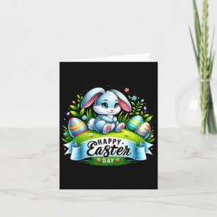Happy Easter Day Bunny Funny Matching Easter 2024 Card