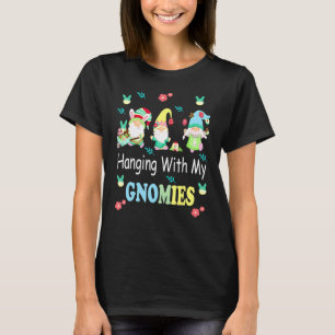 Happy Easter Day Bunny Gnome Hanging With My Gnomi T-Shirt
