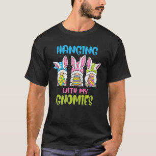 Happy Easter Day Bunny Gnome Hanging With My Gnomi T-Shirt