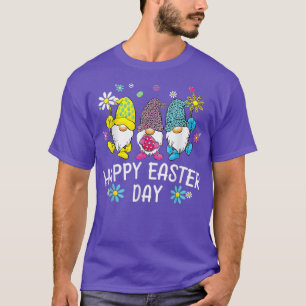 Happy Easter Day Bunny Gnome Hug Easter Eggs T-Shirt
