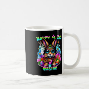 Happy Easter Day Bunny Smoking Weed Funny Coffee Mug
