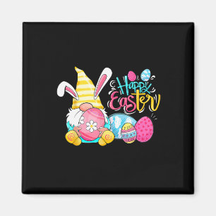 Happy Easter Day Bunny Spring Gnome Easter Egg Boy Magnet