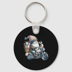 Happy Easter Day Bunny Spring Gnome Easter Egg Hun Key Ring